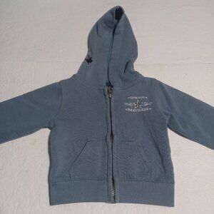 Cowboy Hardware Youth Full Zip Hoodie "TOO TOUGH TO CRY" 18 M